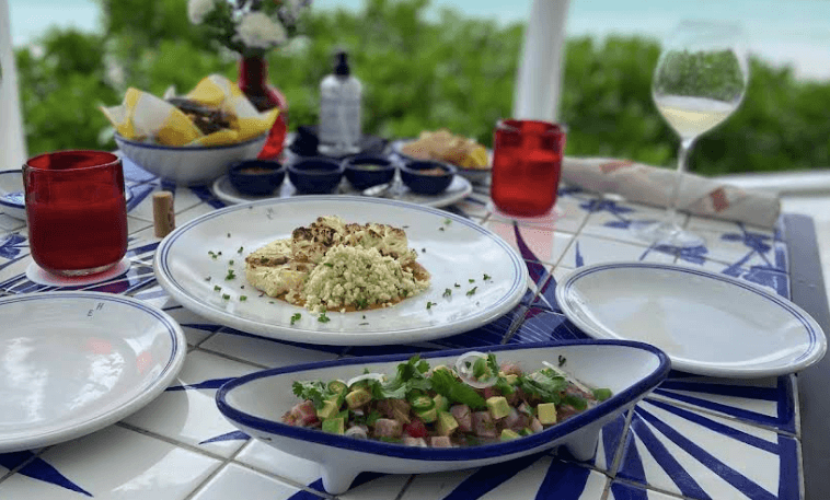Shared plates and ceviche at Mistura Xpu-Ha